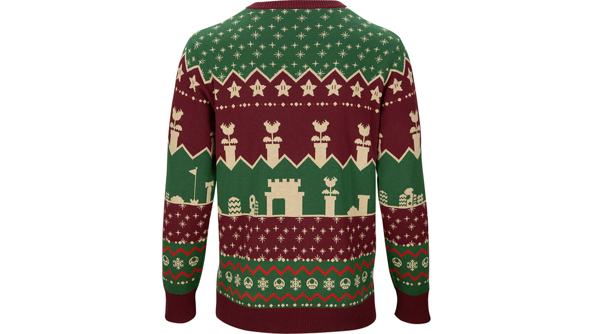 Nintendo christmas sweater discount